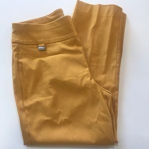 Philosophy mustard yellow capris